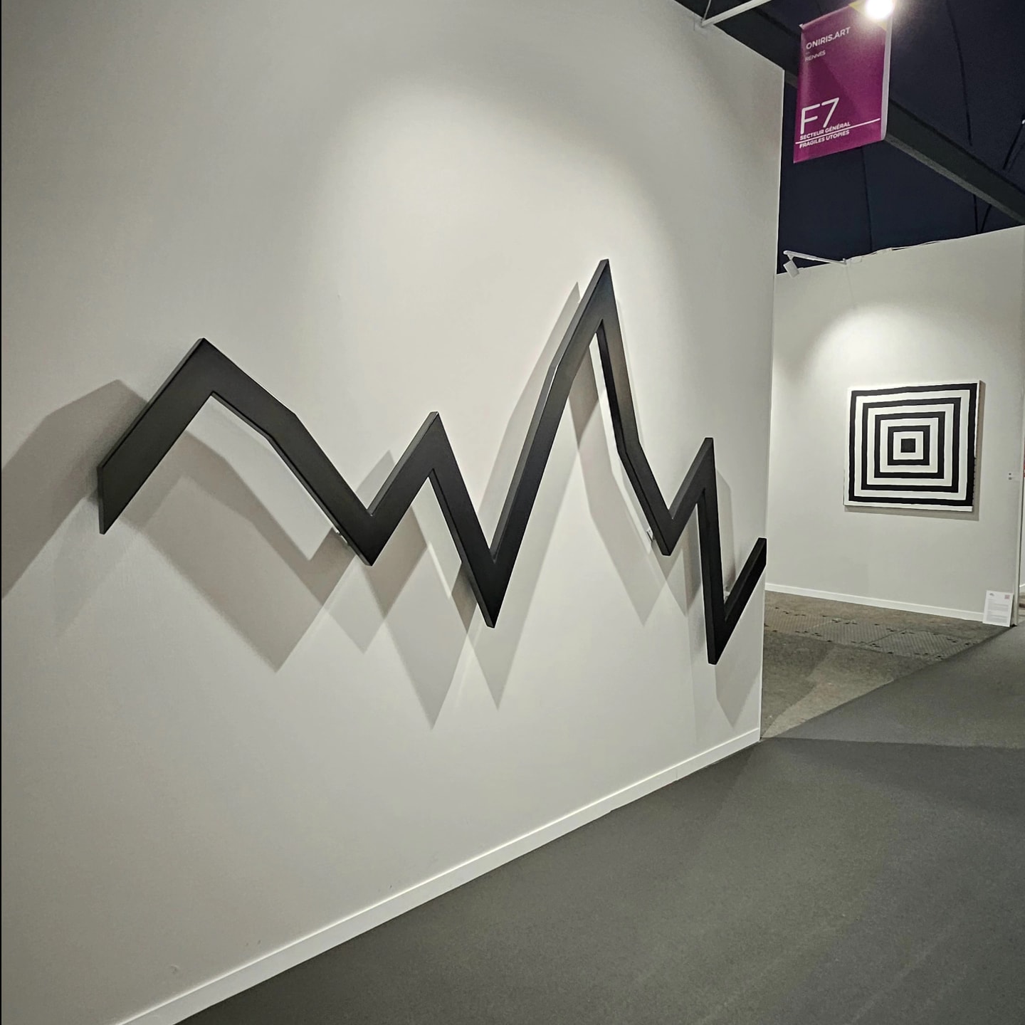 Olivier Petiteau à Art Paris Art Fair - stand Oniris 2024 (avec Nicolas Chardon)