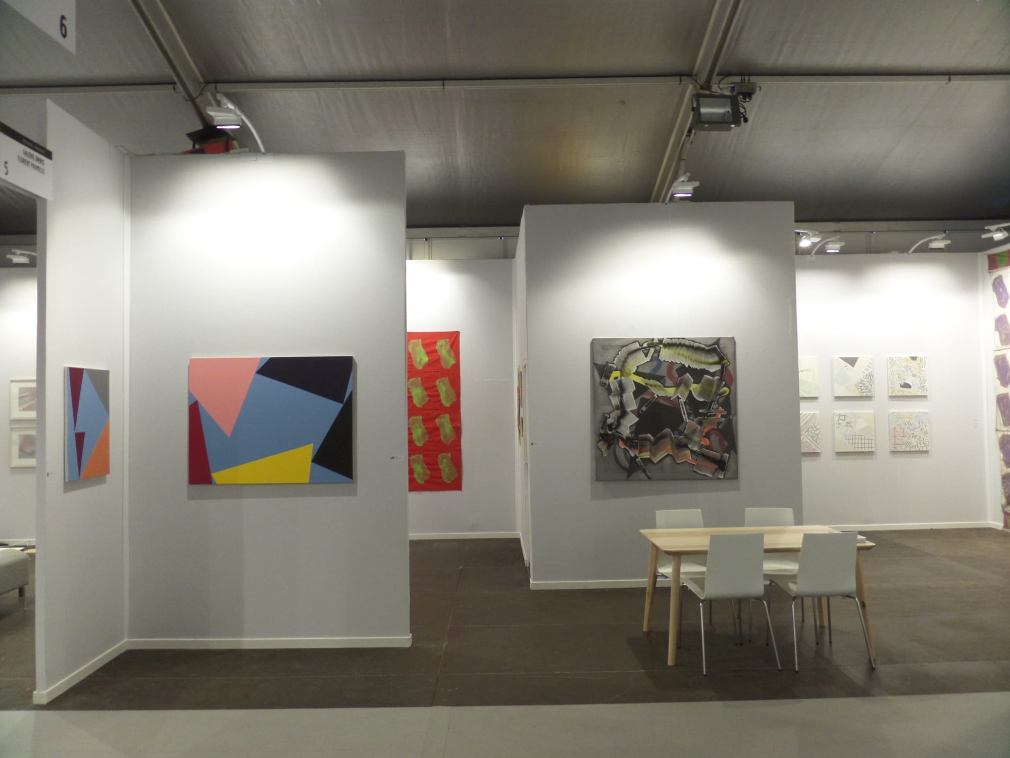 Bruno Rousselot + Claude Viallat + Christian Bonnefoi @ Slick art fair 2015 - Paris