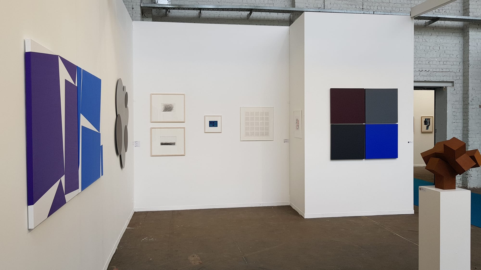 Vera Molnar + Norman Dilworth + Aurelie Nemours @ Art Brussels art fair 2019