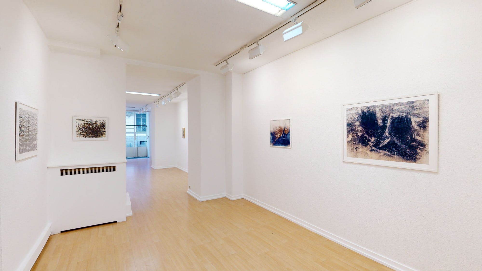 Philippe Cognée & Jean-Pierre Pincemin / Correspondances, exposition de peintures sur papier / Oniris 2020