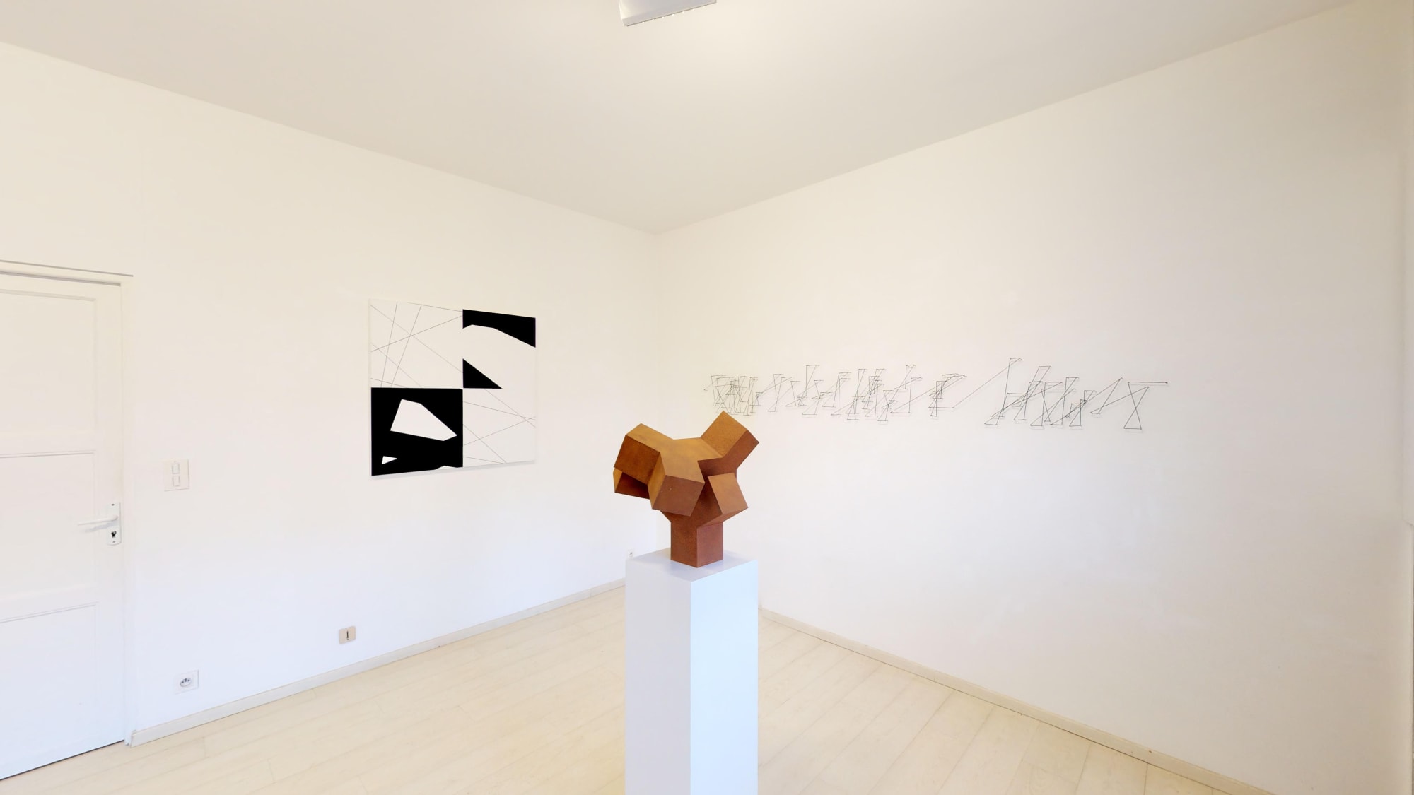 François Morellet, Norman Dilworth & Vera Molnar / exposition de groupe Vera Molnar & Friends / Oniris 2019