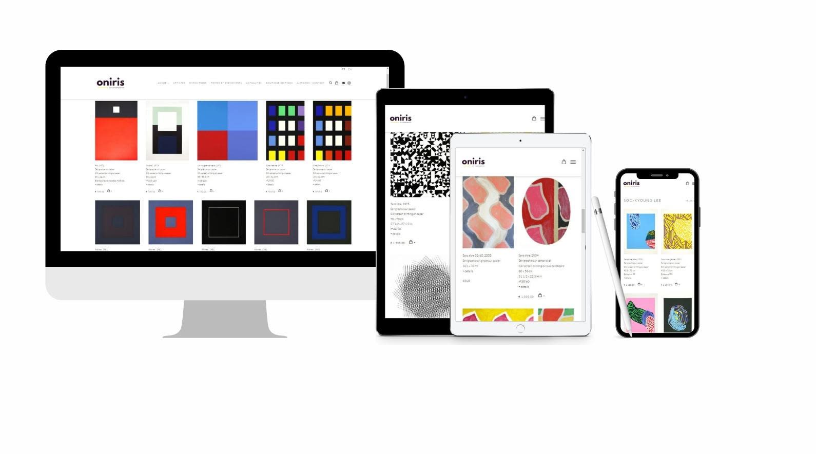 boutique en ligne de multiples et éditions : our online store of prints