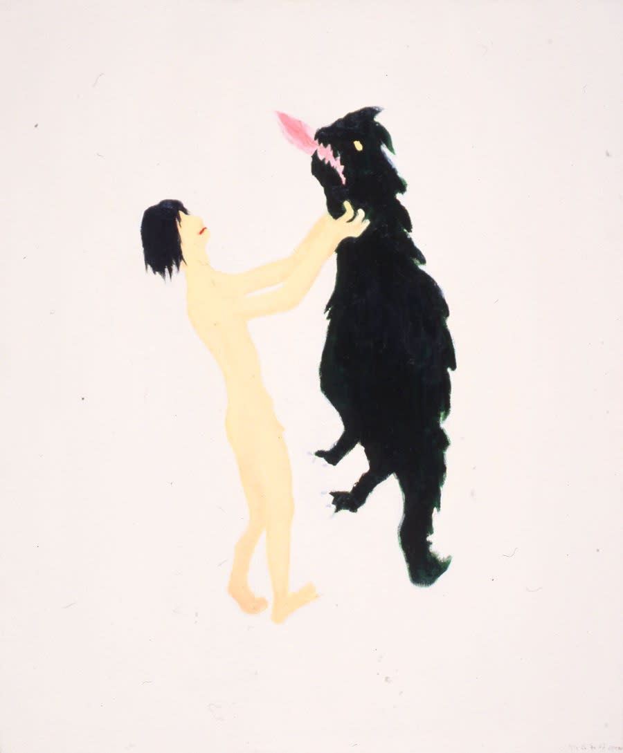 KAZUYUKI TAKEZAKI Dakko-Monster 2001 Oil on canvas 72.5 x 60.5cm