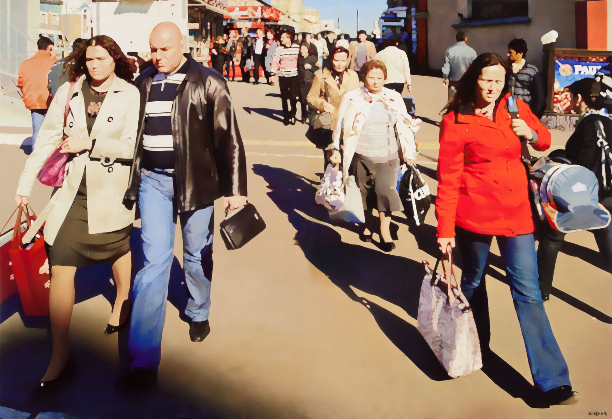 Semyon Faibisovich Evening Shadows from the cycle KAZAN RAILWAY STATION, 2014