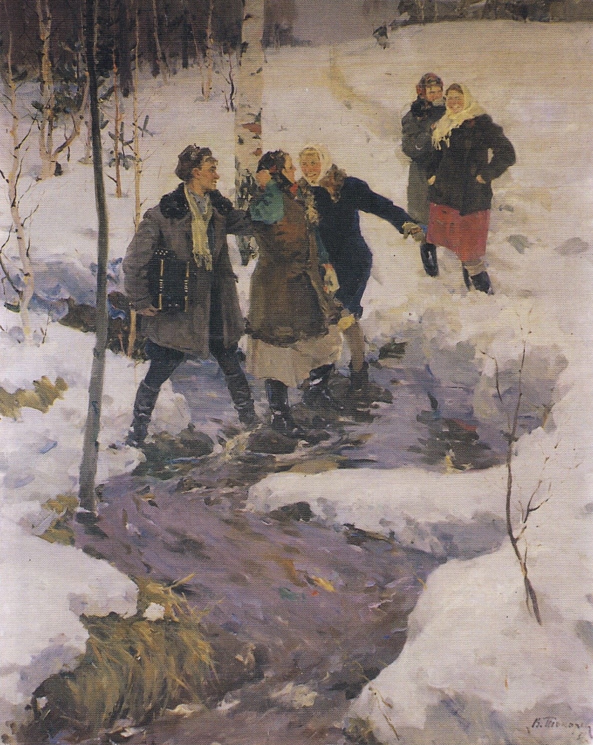 V. F. Tokarev By the stream, 1959