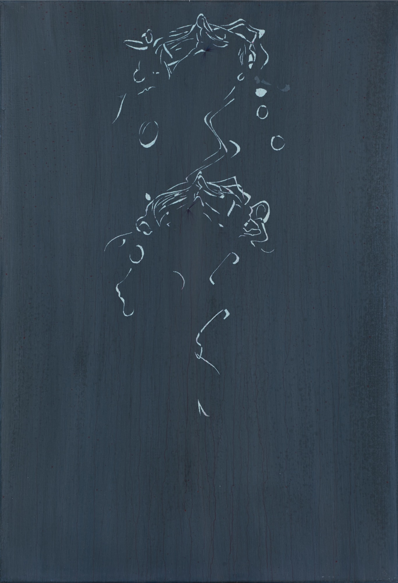 Виктор Алимпиев Ленинградская, двойной автопортрет, 2019