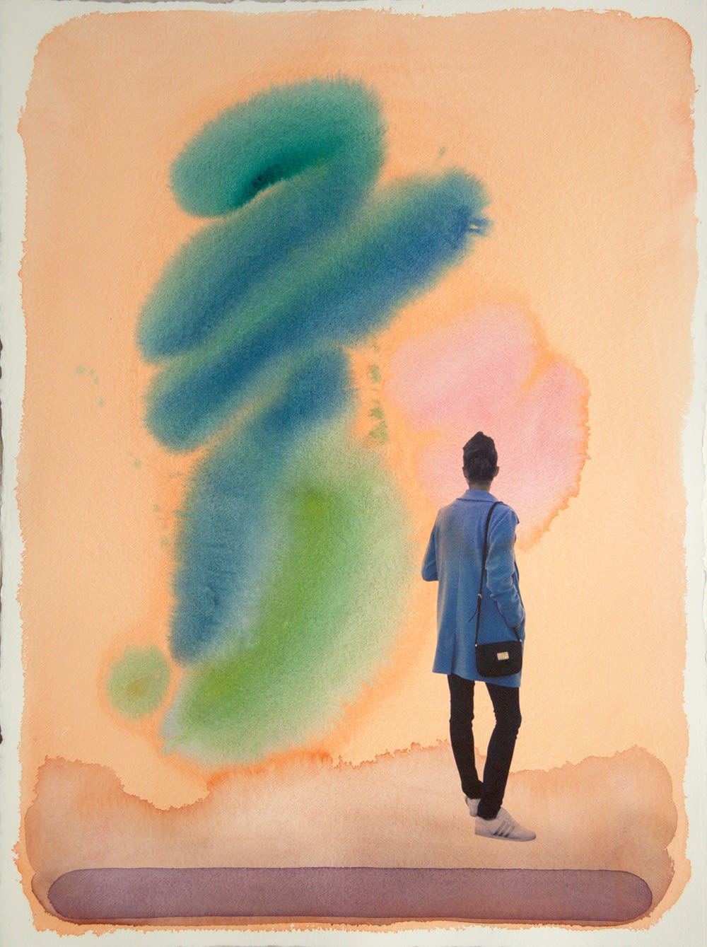 Vladimir Logutov From the series MEETINGS, 2015