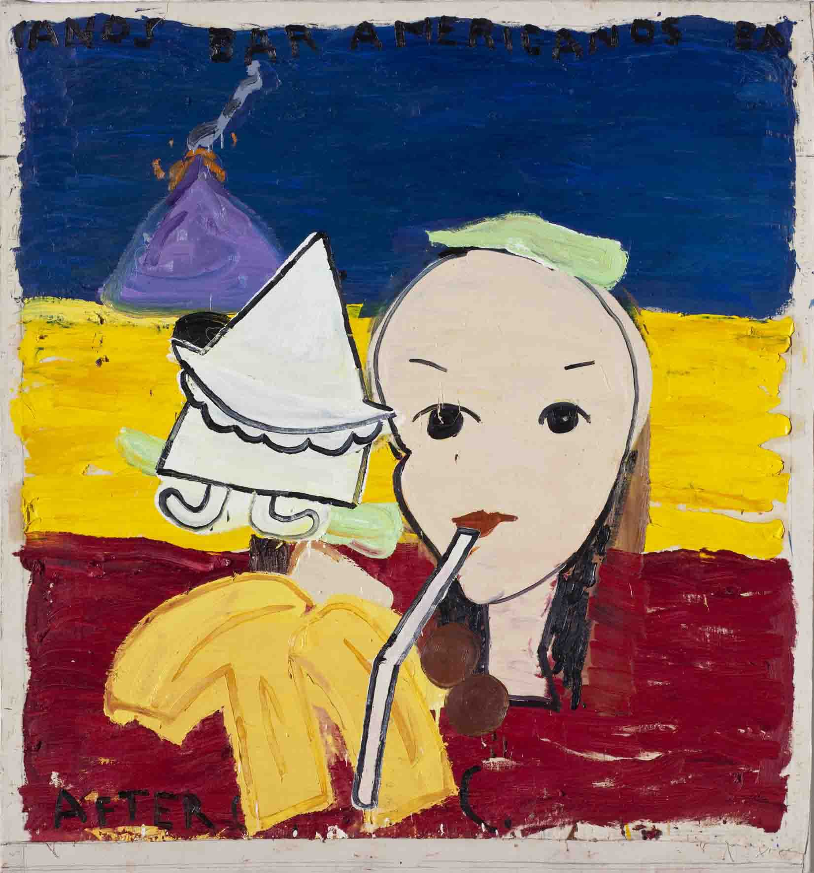 Rose Wylie After Camilla, 2004