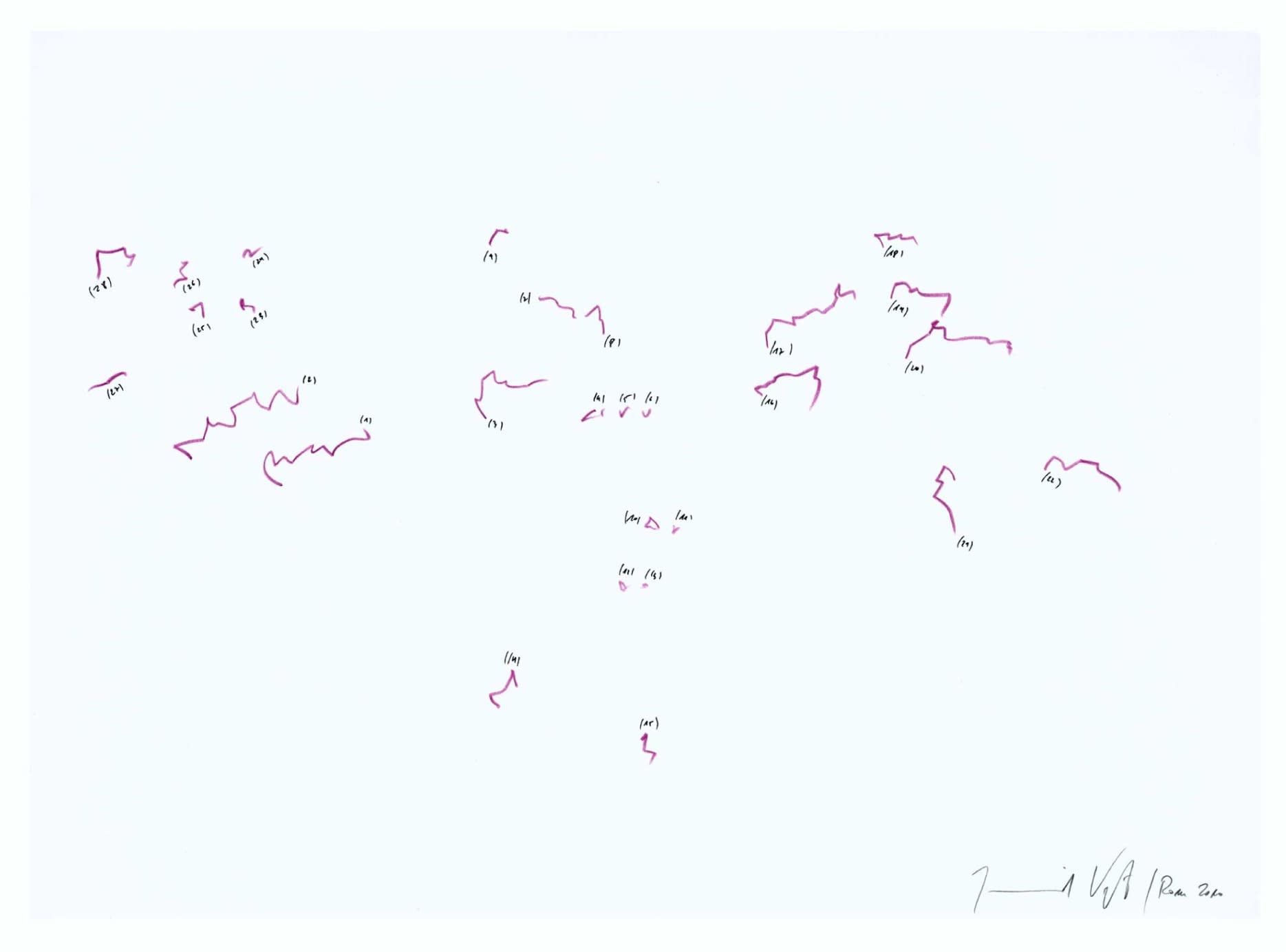 Jorinde Voigt Superdestination 1 (Bouganvilla / Villa Massimo), 2010