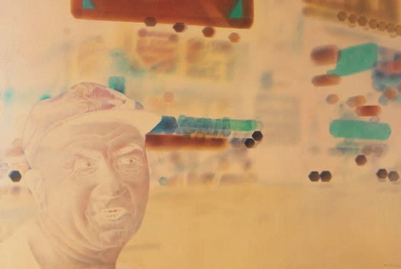 Semyon Faibisovich Russian in New York. A portrait of the artist Leonid Sokov, 1989