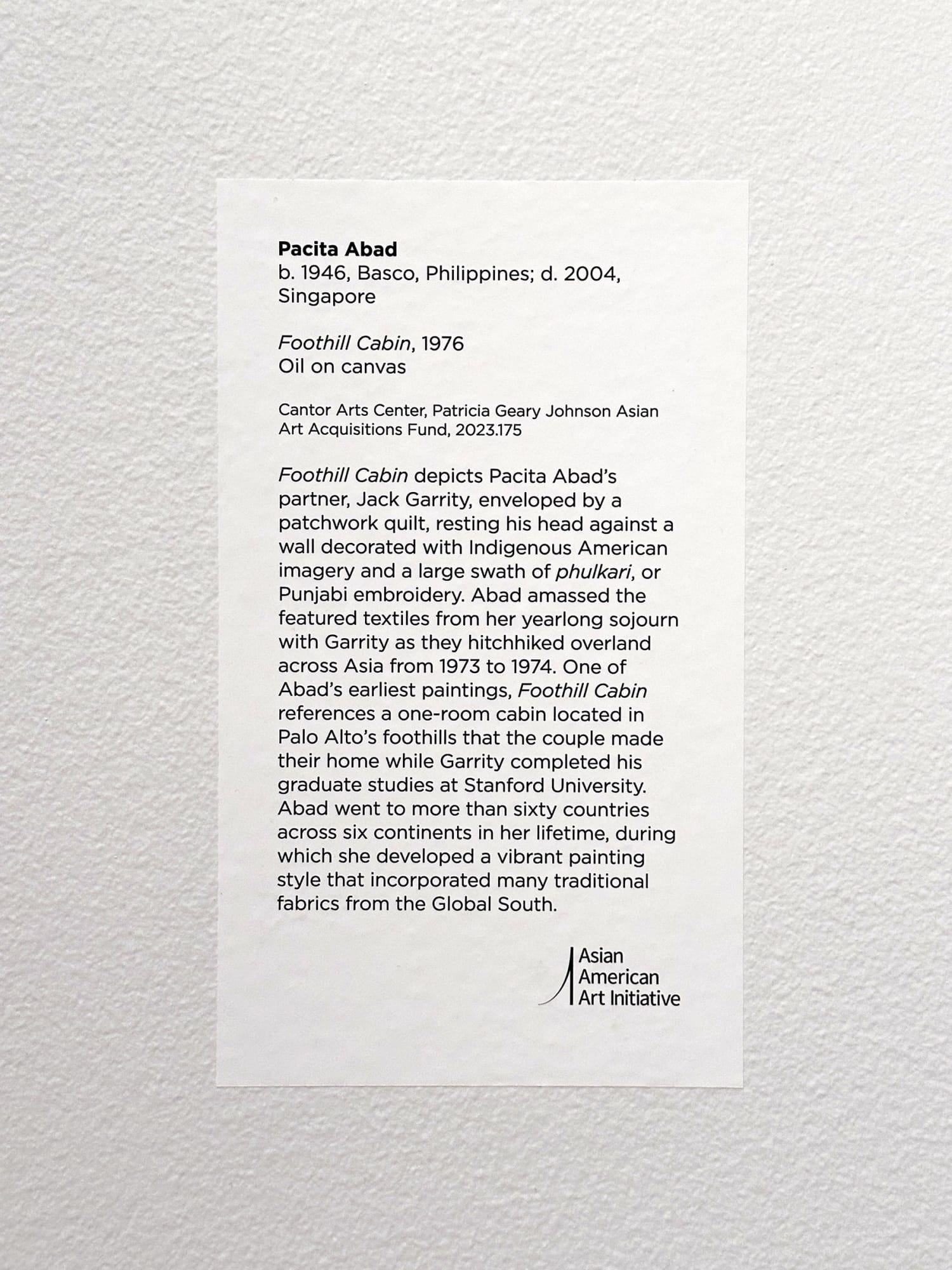 Dwelling, New Acquisitions