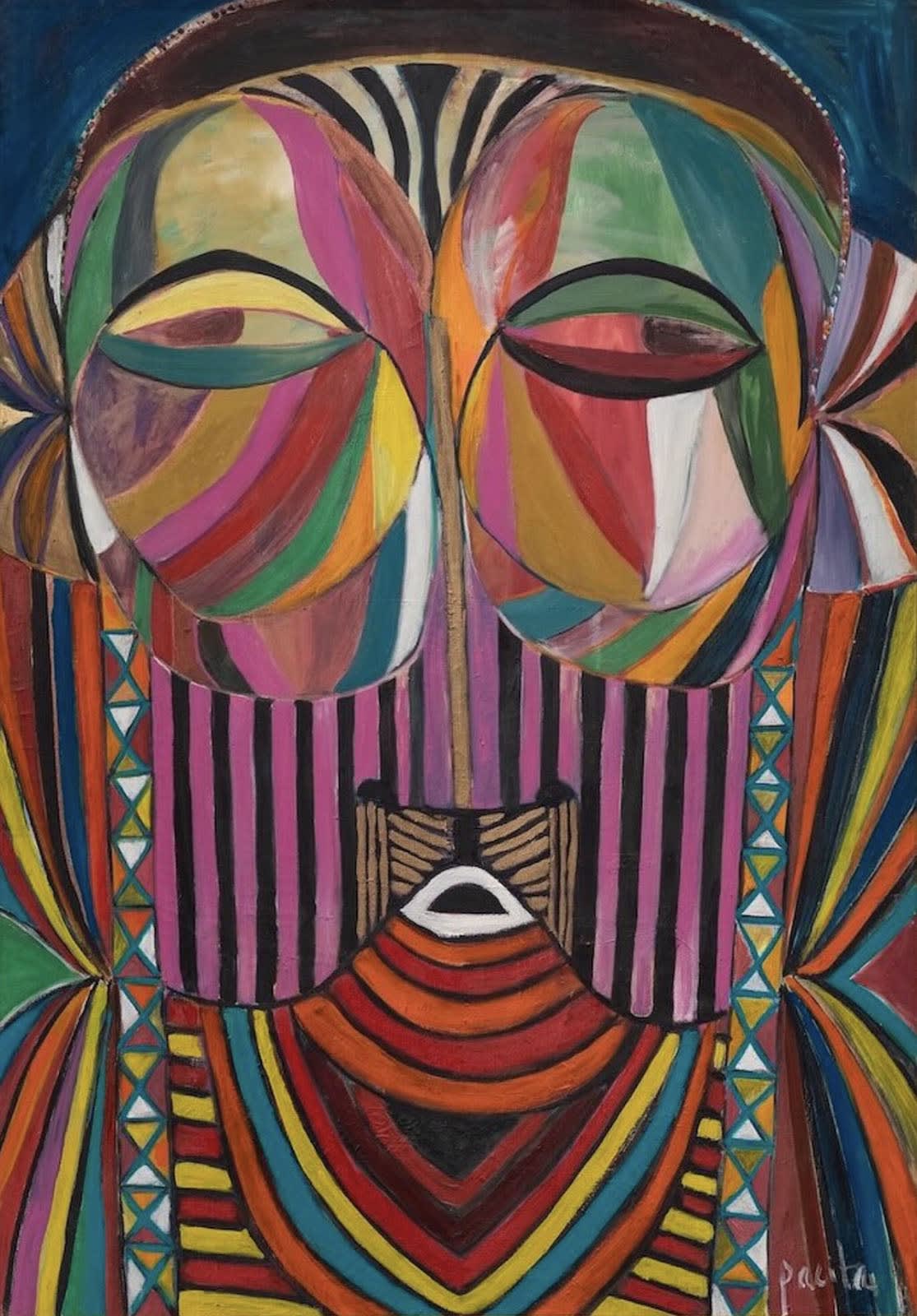 Bacongo, 1983 Oil on canvas 60 x 48 in 152 x 122 cm