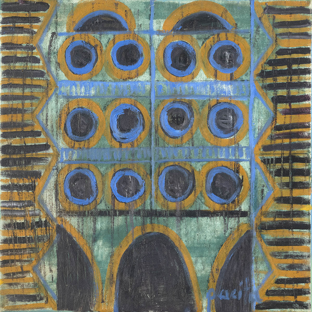 Hadramawt Gate, 1998 Oil on canvas 12 x 12 in 30 x 30 cm