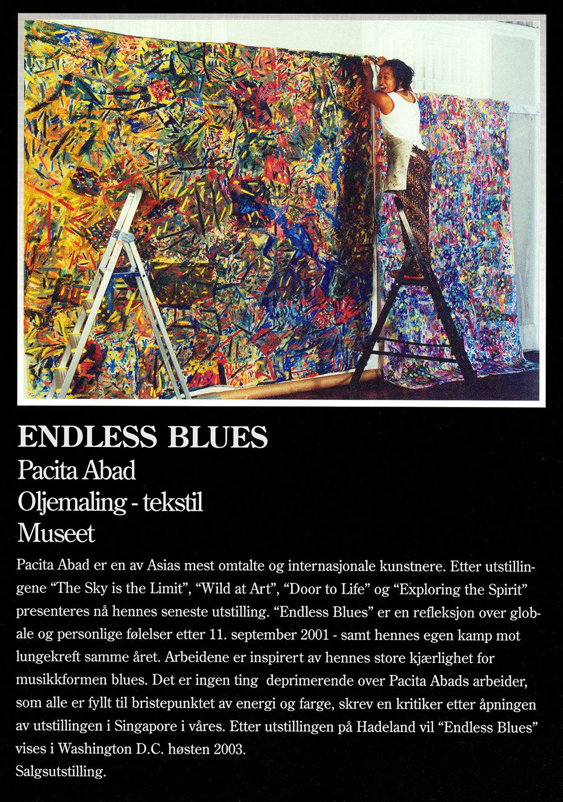 Pacita Abad: Endless Blues