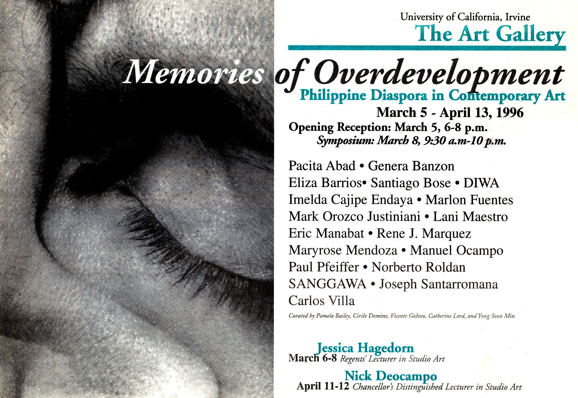 Memories of Overdevelopment: Philippine Diaspora in Contemporary Art, 1996