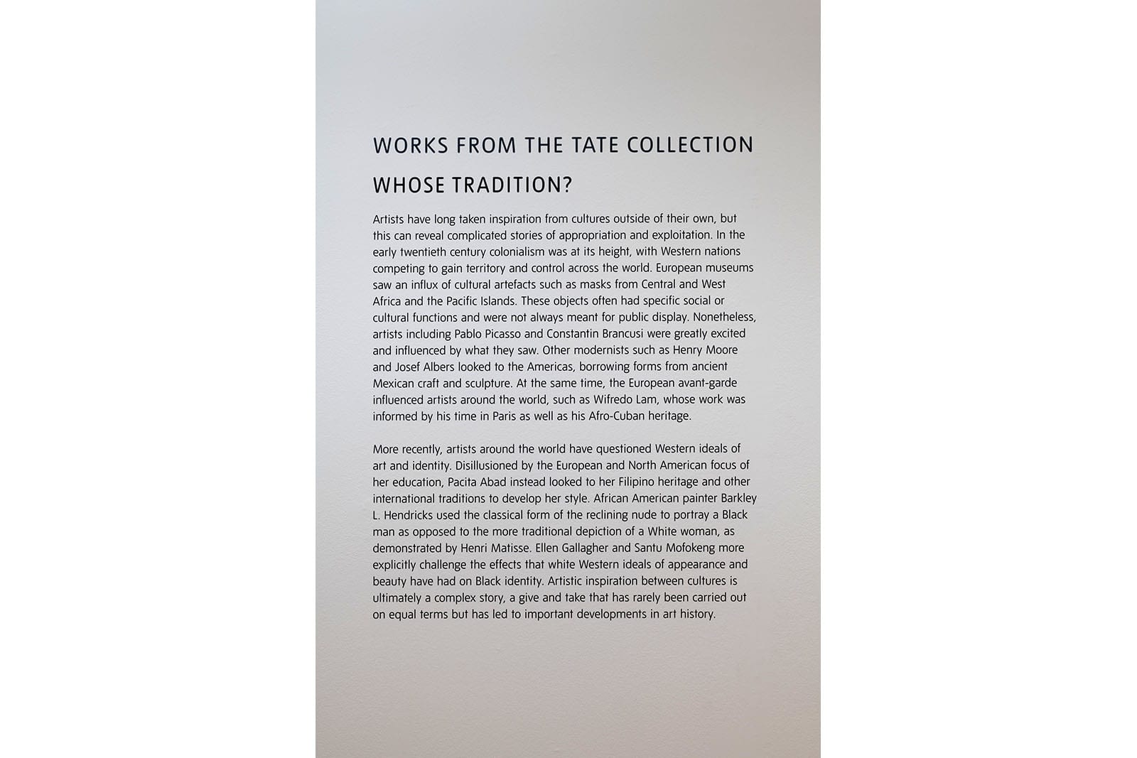 Whose Tradition? | Tate Liverpool