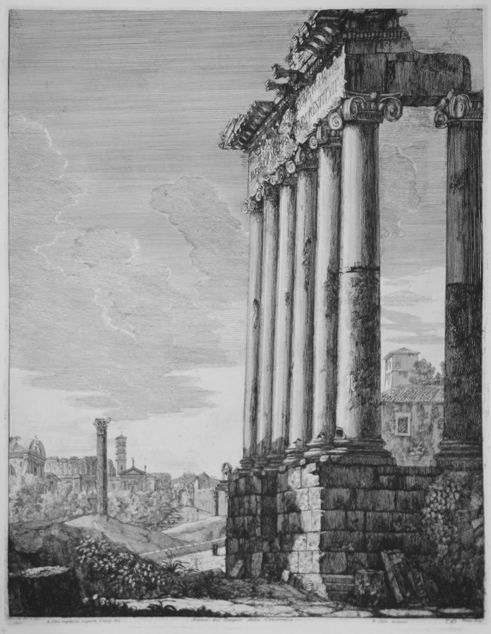"Roman Antiquities" by Luigi Rossini (1790 - 1857)