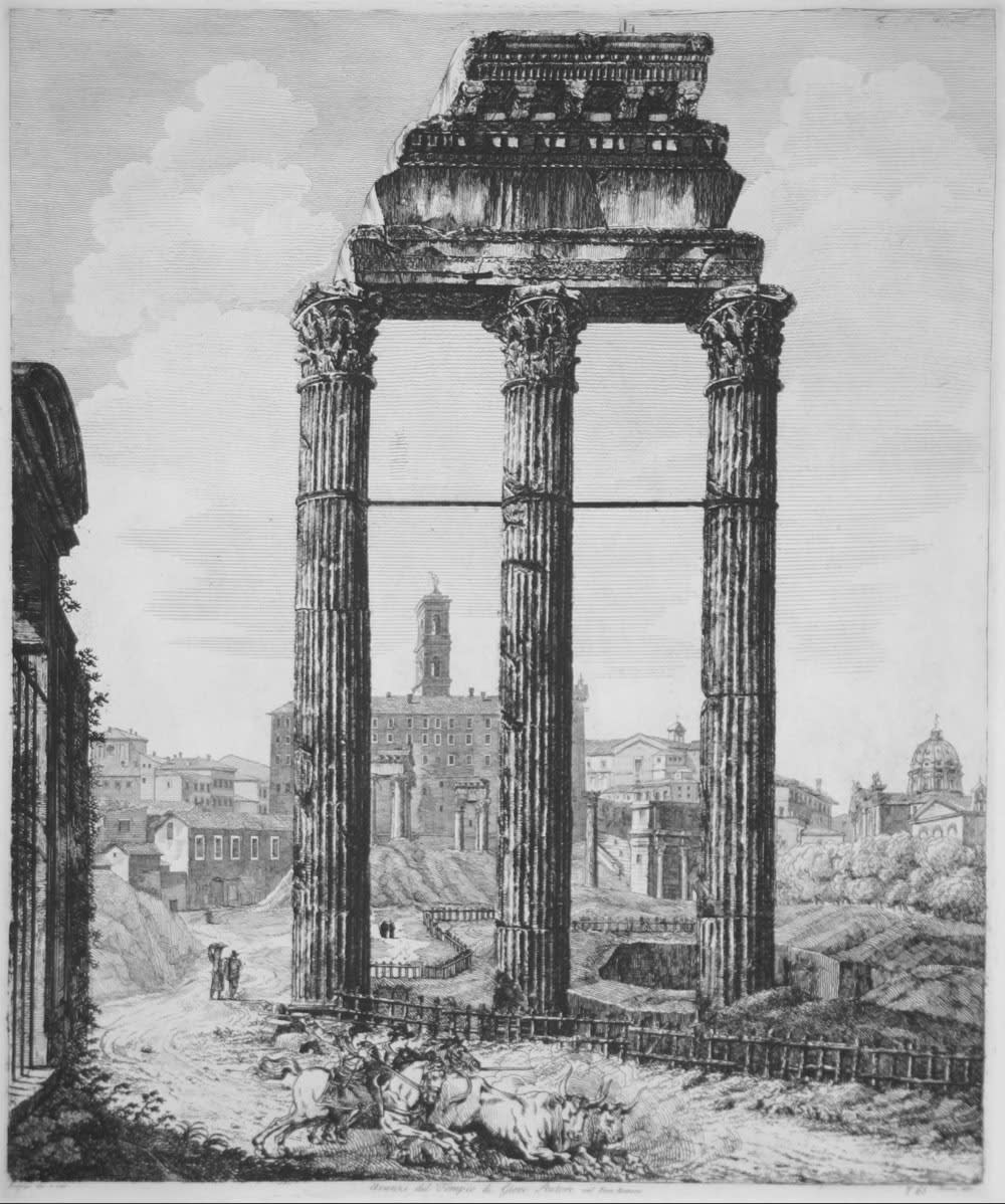 "Roman Antiquities" by Luigi Rossini (1790 - 1857)