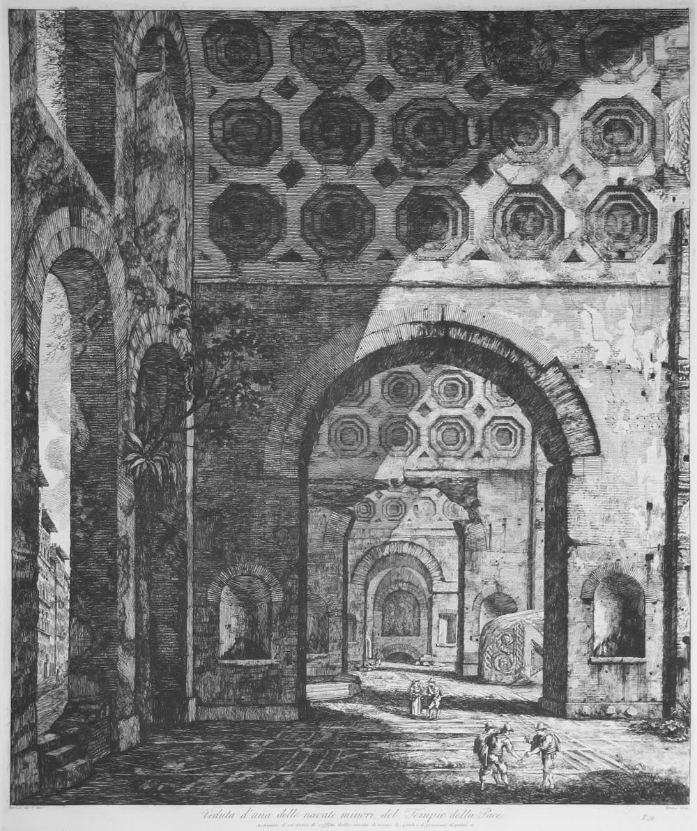 "Roman Antiquities" by Luigi Rossini (1790 - 1857)