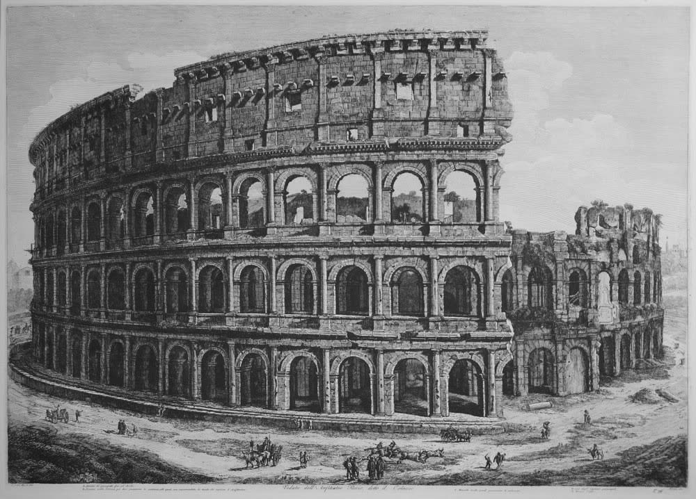 "Roman Antiquities" by Luigi Rossini (1790 - 1857)