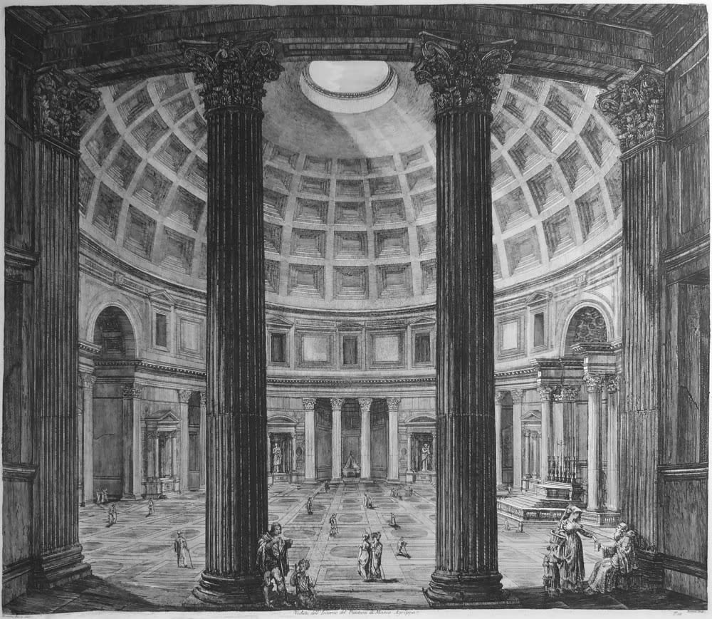 "Roman Antiquities" by Luigi Rossini (1790 - 1857)