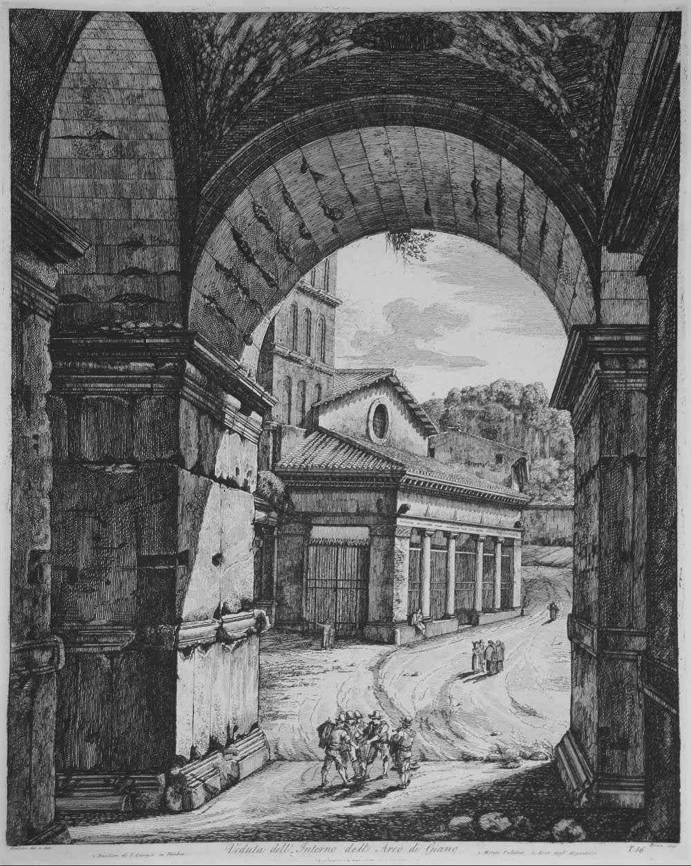 "Roman Antiquities" by Luigi Rossini (1790 - 1857)