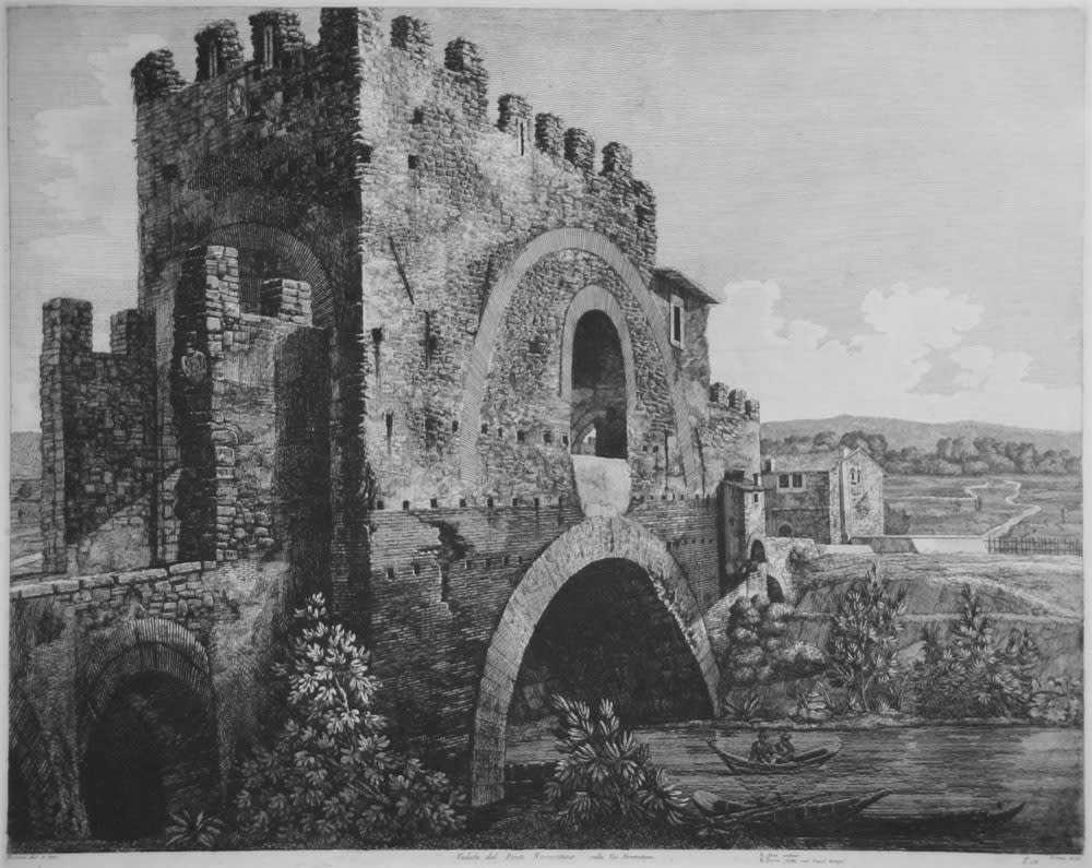 "Roman Antiquities" by Luigi Rossini (1790 - 1857)