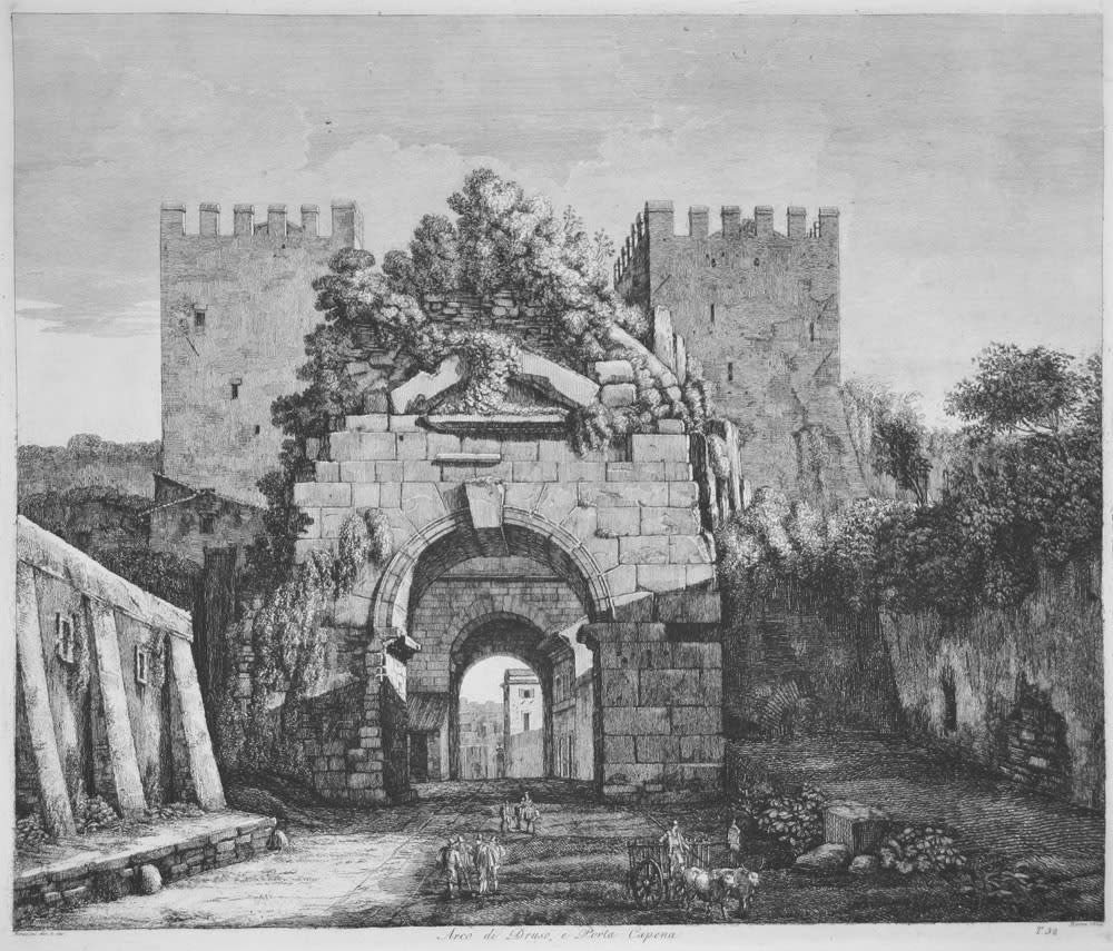 "Roman Antiquities" by Luigi Rossini (1790 - 1857)