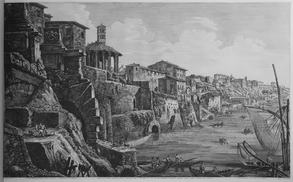 "Roman Antiquities" by Luigi Rossini (1790 - 1857)
