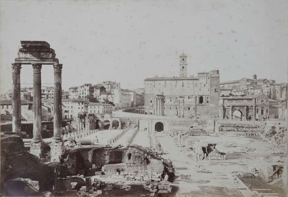 Rome seen by painters - photographers of the second half of the 19th century