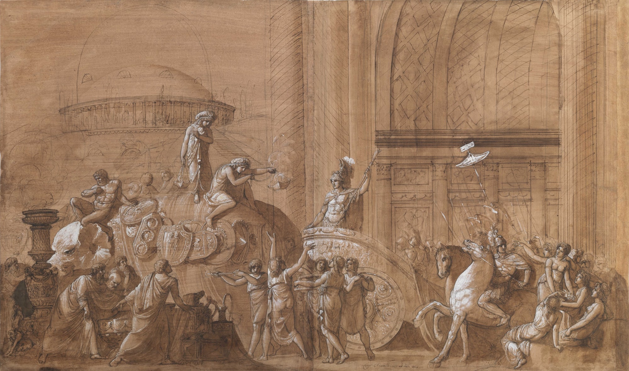 Luigi Ademollo The Triumphal Entry Of Alexander The Great Into Babylon