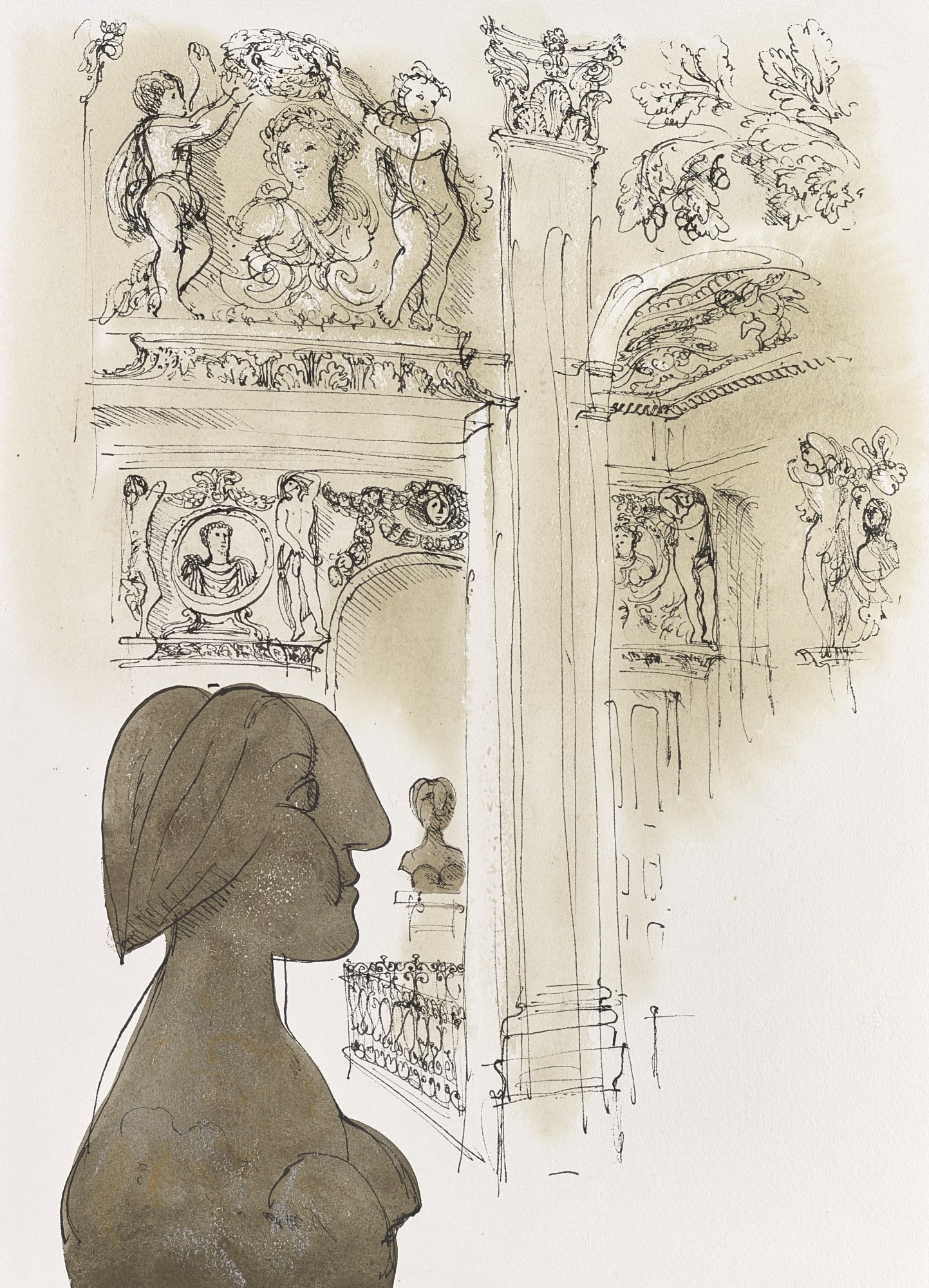 David Gentleman, Paris: Musée Picasso, 1990