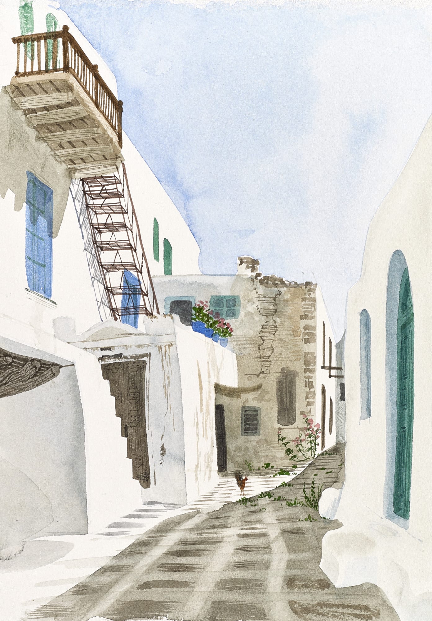 David Gentleman, Antiparos, 1979