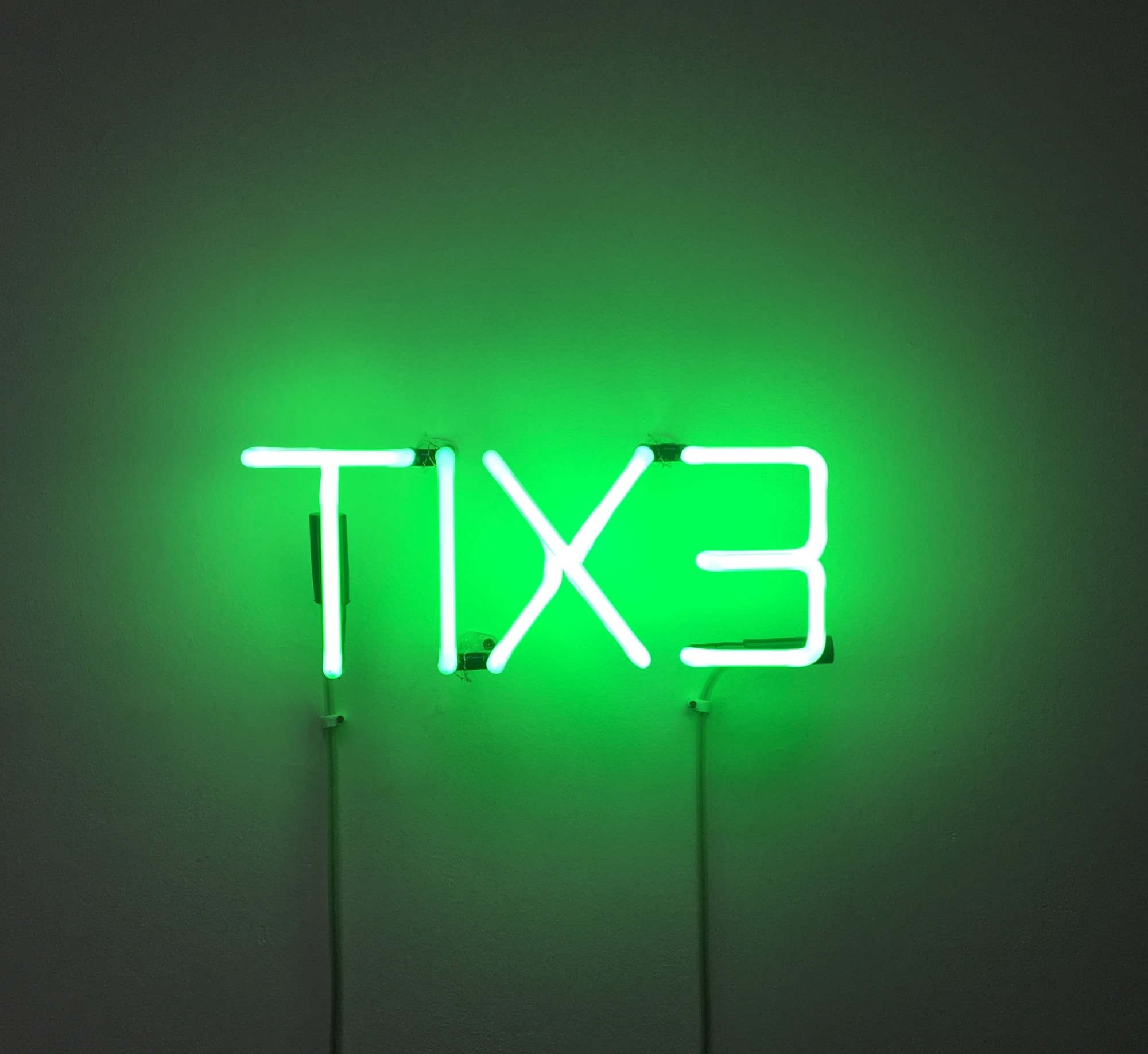 Cerith Wyn Evans TIX3, 1994 Neon. Edition of 10. AP 1 of 2 12.7 x 33 cm 10 plus 2 AP's