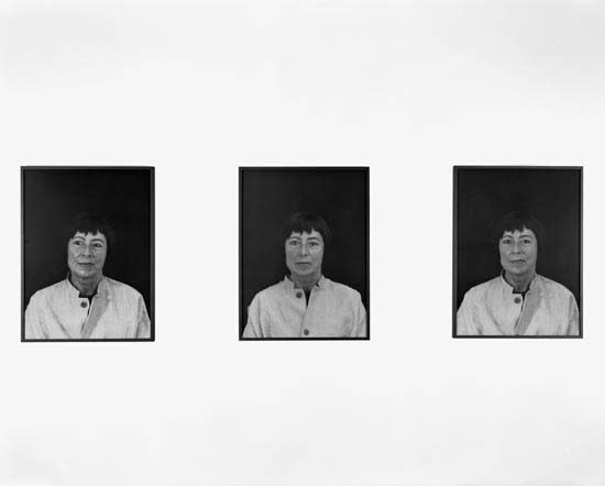 Marie-Jeanne Musiol, Dominique G. (triptych), 2003, three photos of 101 cm x 76 cm. silver print, edition of 7