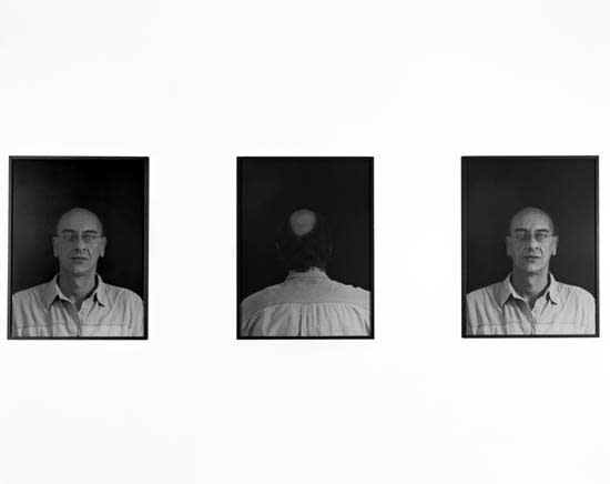 Marie-Jeanne Musiol, Normand R. (triptych), 2003, three photos of 101 cm x 76 cm. silver print, edition of 7