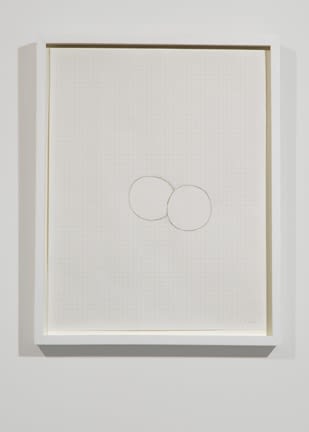 Michel de Broin, Drawings from the "Anthropométrie" (detail) series (1-14), 33 x 48 cm, unique, framed