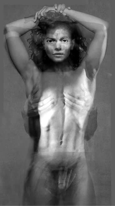 John Oswald, Distinctions B from Jacko Lantern, 2004, lambda print, 106.5 x 58.5 cm, edition of 5. (There are three variations of this work in progress.)