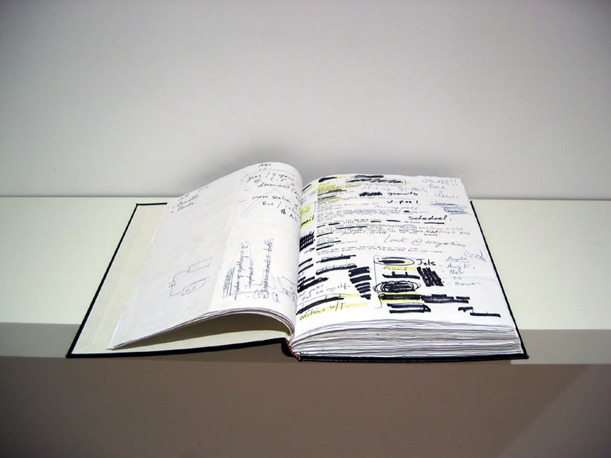 Paul Butler, book of things to do, 1999, 28.5 x 22.5 x 4 cm