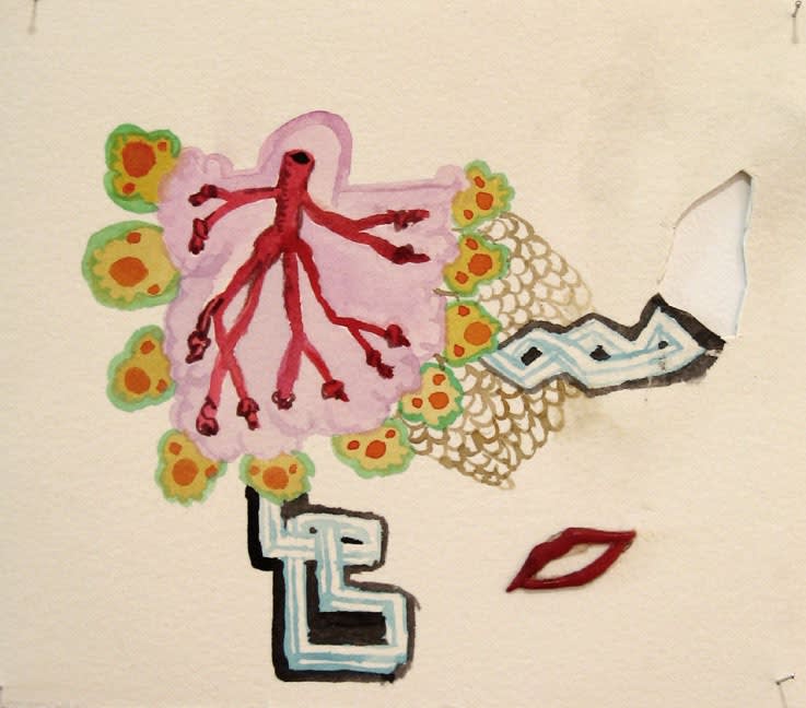 Shawna Mcleod, Untitled, 2006, aquarelle sur papier, 15 x 16.5 cm