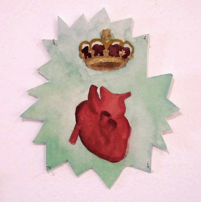 Shawna Mcleod, Untitled, 2006, aquarelle sur papier, 12 x 11 cm