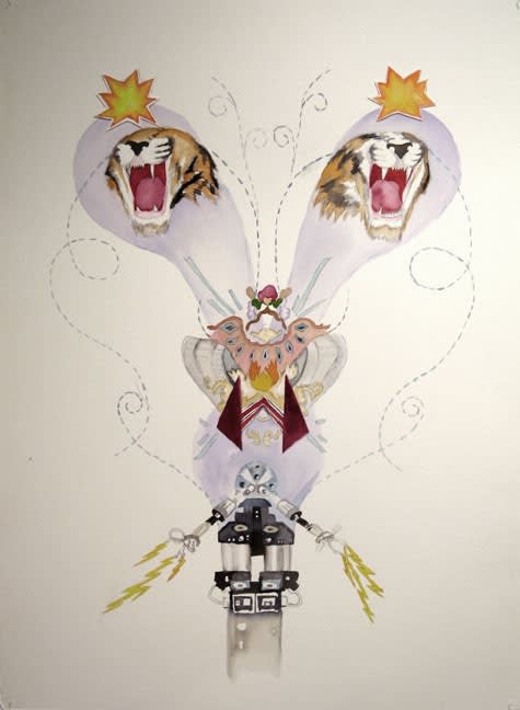 Shawna Mcleod, Untitled, 2006, aquarelle sur papier, 76 x 56 cm