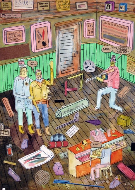 Keith Jones, Untitled, 2006, collage, 23 x 31 cm