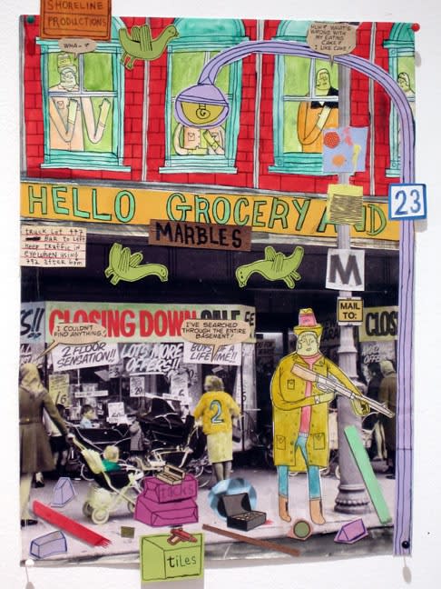 Keith Jones, Untitled, 2006, collage, 31 x 23