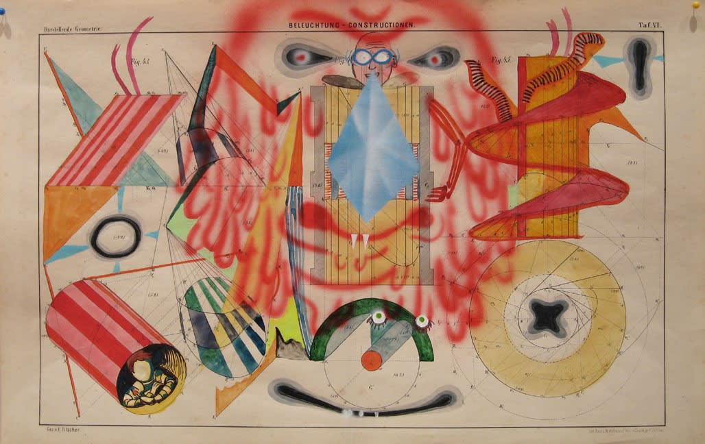 Seth Scriver + Keith Jones, Sans titre, 2006, collage, 29.5 x 46.5 cm