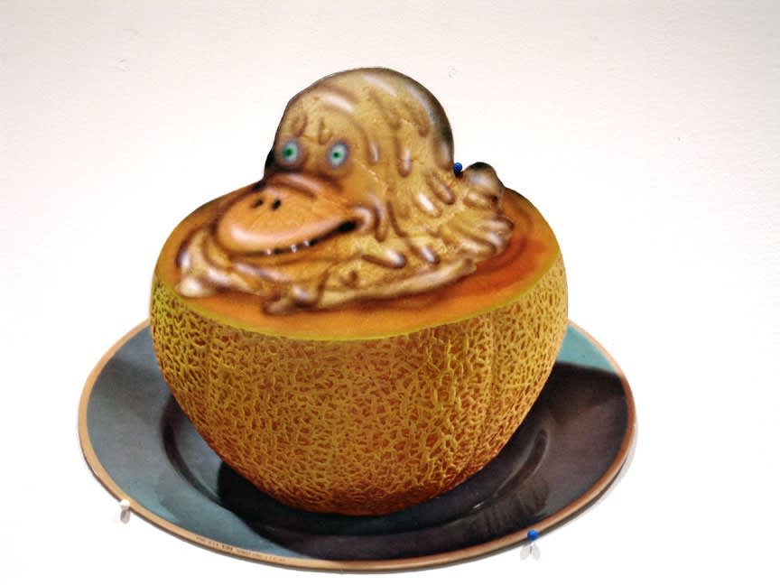 Seth Scriver, Sans titre, 2006, collage, 10.5 x 27.5 cm