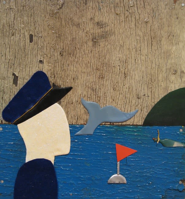 Adrian Williams, Untitled, 2006, collage, 37.5 x 35 x 6.5 cm, collection privée