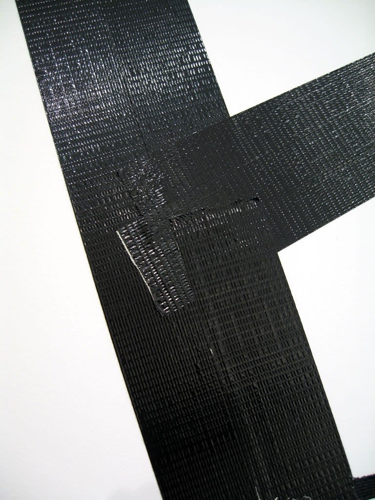 Mike Patten, Sans titre, installation de la série Escabeaux (détail), 2006