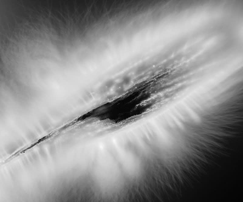 Marie-Jeanne Musiol, Miroir du cosmos # 14, 2006, impression numérique sur film transparent, 58 x 68 cm, édition de 7