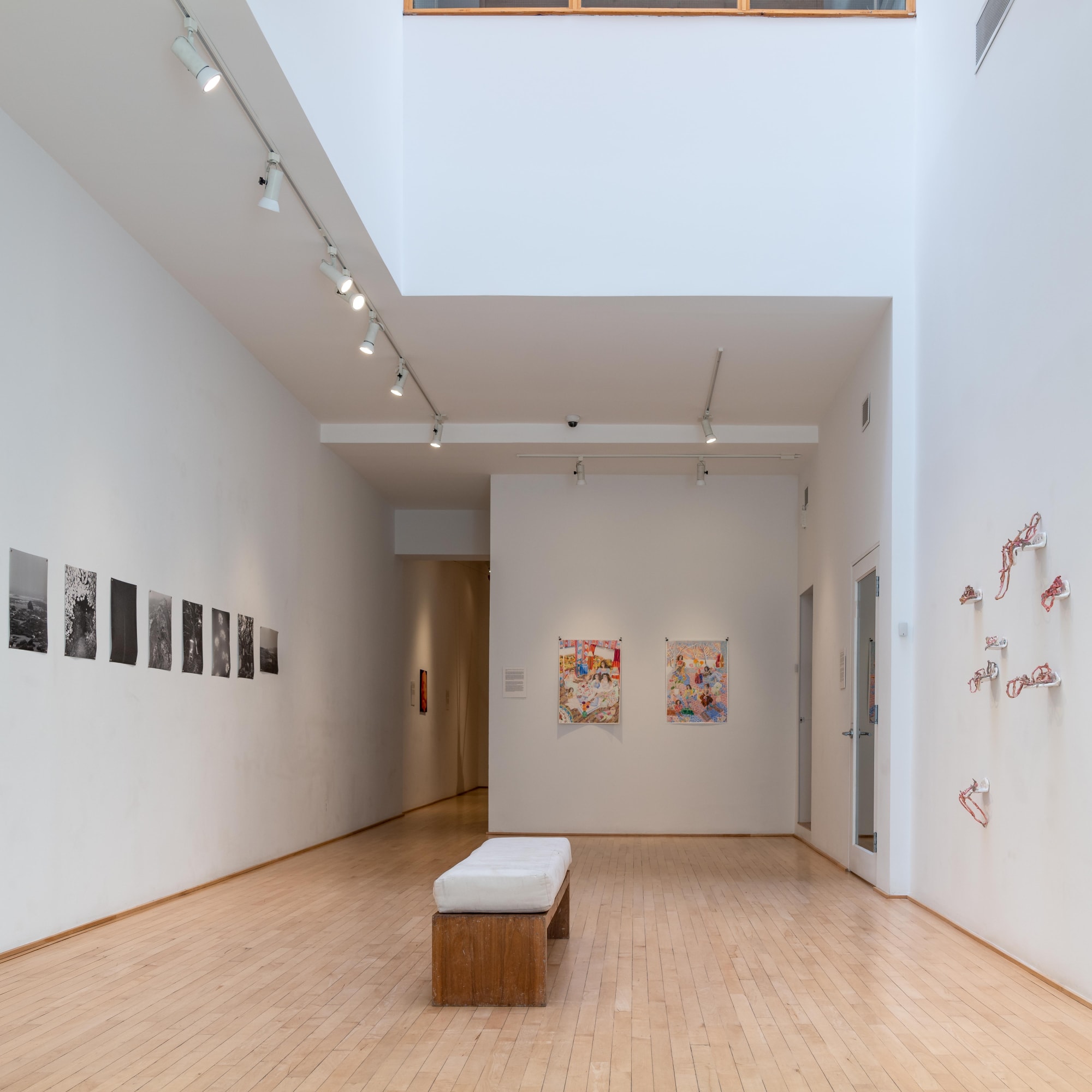 Dan Yang (photographies) Justine Bellefeuille (sculptures) Yasmeen Dajani (dessins)